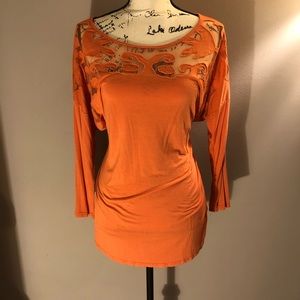 BKE orange top
